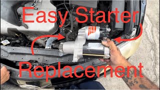 Toyota Camry Starter Replacement 2008 6 Cylinder 35L Engine 20072011 [upl. by Sibel27]