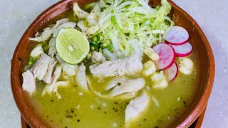 Pozole verde delicioso y rápido [upl. by Palecek]