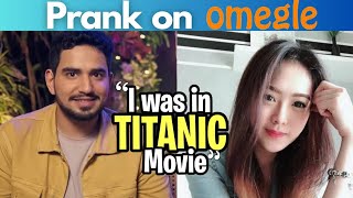 Pranking Asian Girl on OMEGLE 😂🤣 [upl. by Acnayb]