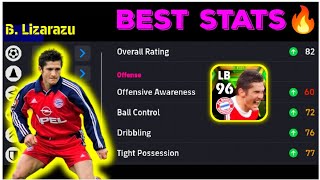 🤩Epic B LIZARAZU Max Training Tutorial  Add Skills🔥👌Lizarazu Max Level eFootball 2024 Mobile [upl. by Beauregard]