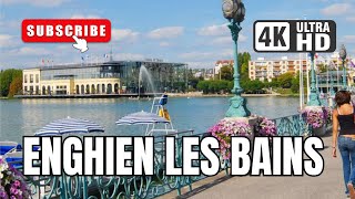 France EnghienlesBains 4K Walking Tour [upl. by Pearlstein262]