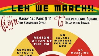 OPPOSITION LEH WE MARCH THIS SATURDAY MARCH 23rd 10am MASSY CAR PARK KENSINGTON [upl. by Irv491]