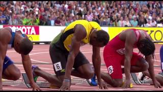 Men 100m SemiFinal Heat 3  IAAF World Championships London 2017 [upl. by Neddie]