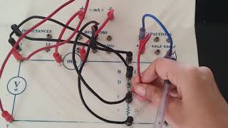 Lab exp3 LCR series and parallel Resonance circuit connection [upl. by Yona]