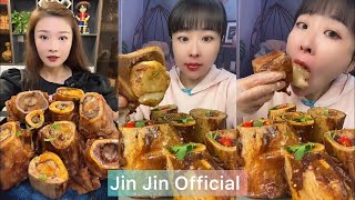 Mukbang bone marrow asmr 牛骨髓  쇠고기 골수  牛骨髄  thánh ăn tủy xương 340 Jin Jin Official [upl. by Seidel]