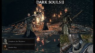 Dark souls 2 freeing creighton the wanderer and fighting the skeleton lords With commentary [upl. by Leohcin574]