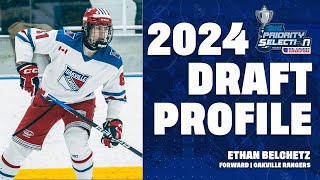 2024 OHLDraft Prospect Profile Ethan Belchetz Oakville Rangers [upl. by Enomaj]