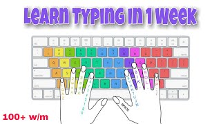 Touch Typing Tutorial  Learn Touch Typing In A Week [upl. by Thayer585]