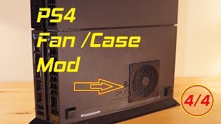 PS4 Lüfter  Gehäuse Mod  Wärmeleitpaste erneuern Tutorial Teil 4 Update [upl. by Aipotu]