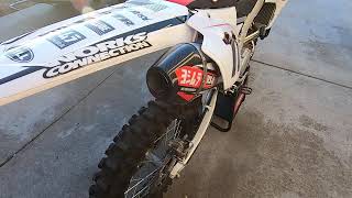 2020 Yz450f with a full Yoshimura RS4 exhaust [upl. by Nahgam]