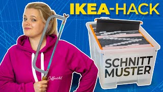 IKEAHack zur Schnittmusteraufbewahrung  Ordnung im Nähzimmer  Teil 4  DIYTutorial  LaLilly [upl. by Henryetta]