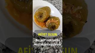 Biber dolması yapılışı [upl. by Lyrej]