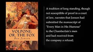 VOLPONE THE FOX By Ben Jonson Audiobook full length [upl. by Belmonte]