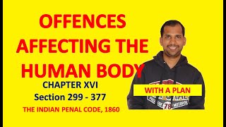 Offences affecting the Human Body  Introduction amp Structure  The Indian Penal Code 1860 [upl. by Ydnes]