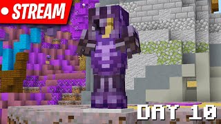 Making Strongest Armour In Minecraft Live  Day 10 [upl. by Somisareg759]