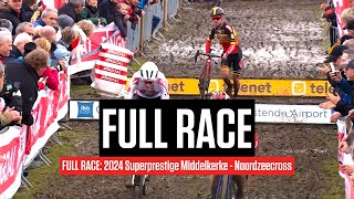 FULL RACE 2024 Superprestige Middelkerke  Noordzeecross [upl. by Aiekahs776]