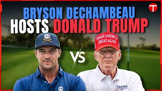 Bryson DeChambeau Hosts Donald Trump in Viral Golf Challenge  Break 50 [upl. by Howie]