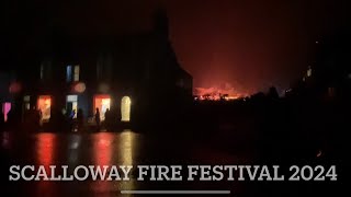 Scalloway fire festival up Helly Aa 2024 [upl. by Handy12]