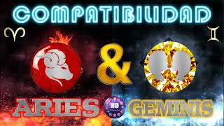 Compatibilidad de los signos Aries con Géminis ♈ amp ♊ [upl. by Nile802]