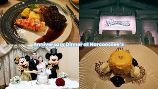 Anniversary Dinner at Narcoossees Review  Disney Dining Reviews  Disney Vlog [upl. by Lledrev]