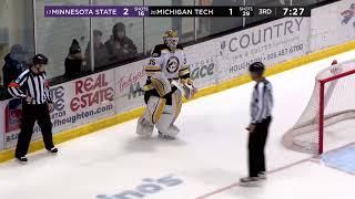 Ralfs Bergmanis Goal vs Michigan Tech Huskies 23112024  NCAA [upl. by Aidyl246]