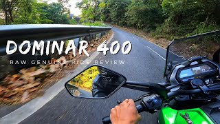 InDept Ride Review of Dominar 400 BS6  Is it Really Worth of Purchasing it [upl. by Gabriell]