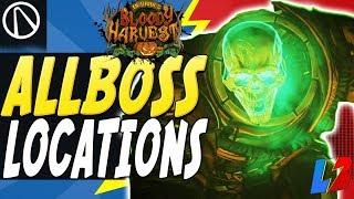 Borderlands 3 ALL BLOODY HARVEST HAUNTED BOSSES LOCATIONS  BLOODY HARVEST LEGENDARY LOCATION LOOT [upl. by Anuahc]