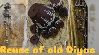 Easy Wind Chime with Old Diyas Masterpiece  Wind Chimes Ideas [upl. by Haslam]