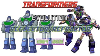 REFLECTORREFRACTOR Evolution in Cartoons and Video Games 19842021  Transformers [upl. by Mogerly142]