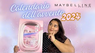 Calendario dellavvento Maybelline 2024 🗽✨ Il primo in tutto [upl. by Gowrie]