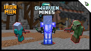 the START of our DWARVEN MINES PROGRESSION Hypixel Skyblock Ironman 15 [upl. by Liman]