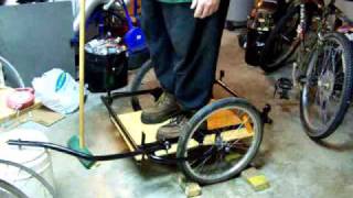 DIY Bike Trailer Finished [upl. by Dnomaj718]