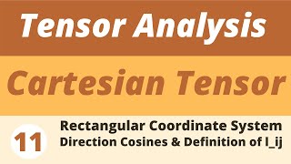 10 Direction Cosines in Tensor  Tensor Analysis  Prof Khalid [upl. by Ihteerp892]