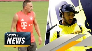 Ribéry fordert Teamgeist Guardiola wollte Aubameyang  SPORT1 Der Tag [upl. by Idaf]