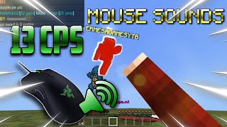 13 CPS MOUSE SOUNDS MCPE PVP   MİNEAGE  Minecraft Bedrock  Pocket  Edition  İOS ANDROİD W10 [upl. by Froma]