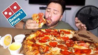 Dominos Pizza Mukbang • CHEAT MEAL • I’ve Missed You [upl. by Stephana797]