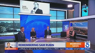 KTLA 5 Morning News remembers Sam Rubin 8am Team Coverage [upl. by Toulon]