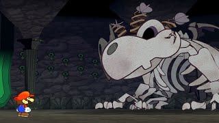 Paper Mario The ThousandYear Door  Walkthrough  Pit of 100 Trials Bonetail Boss [upl. by Aihsekat]