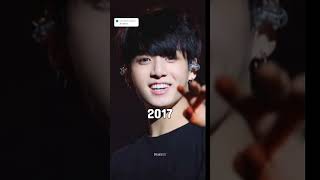 JEON JUNGKOOK EVOLUTION TO NOW FROM DEBUT bts jk shorts jkedit [upl. by Amedeo766]