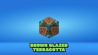 Brown Glazed Terracotta  Minecraft [upl. by Aniara589]