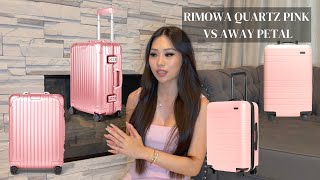 RIMOWA Quartz Pink Original Cabin Unboxing 1400  AWAY Luggage HONEST Review [upl. by Lauber]