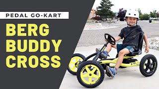 BERG BUDDY CROSS  Pedal GoKart  Review  BEST Pedal Kart Ever [upl. by Ilamad]