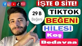 TİKTOK BEĞENİ HİLESİ 2024  YENİ SİTE [upl. by Leschen]