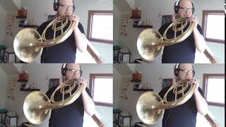 Weber Hunters Chorus on a Valvectomy Natural Horn [upl. by Ame793]