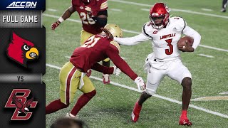 Louisville vs Boston College Full Game Replay  2020 ACC Football [upl. by Lambert305]