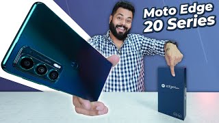 Motorola Edge 20 amp Edge 20 Fusion Unboxing amp First Impressions ⚡144Hz Snapdragon 778G699mm amp More [upl. by Eldwin]