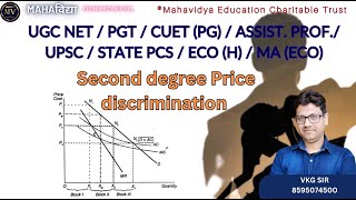 Second degree price discrimination  Price discrimination [upl. by Azmah]