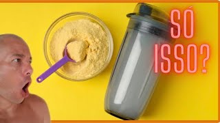 QUANTO DE ÁGUA COLOCAR NO WHEY PROTEIN [upl. by Eri]