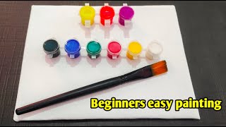 Easy watercolor painting for beginnerscraft tamil [upl. by Melinda802]