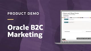 B2C Marketing demo Create and track relevant personalized campaigns [upl. by Unam]